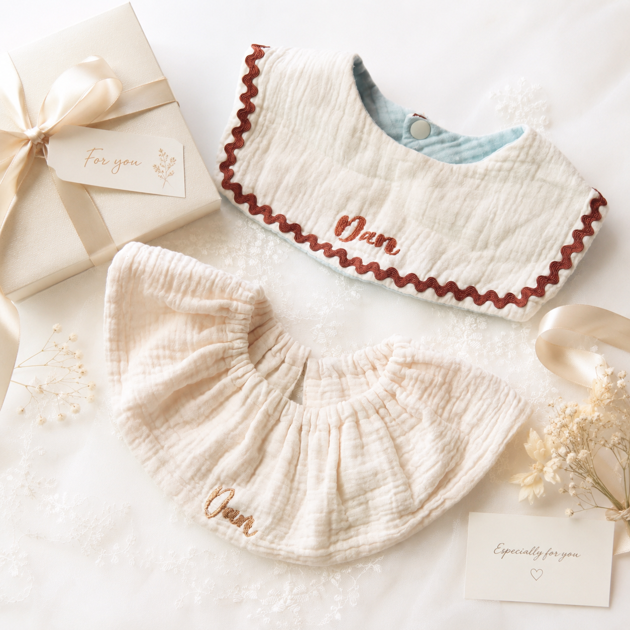 名前刺繍スタイ