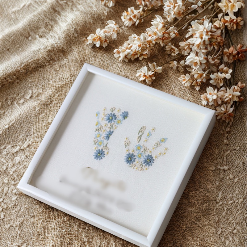 足形刺繍